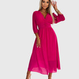 Lelia – Rochie midi din șifon