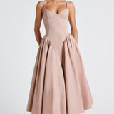 Silvia – Rochie midi cu bretele