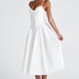 Silvia – Rochie midi cu bretele
