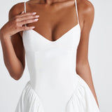 Silvia – Rochie midi cu bretele