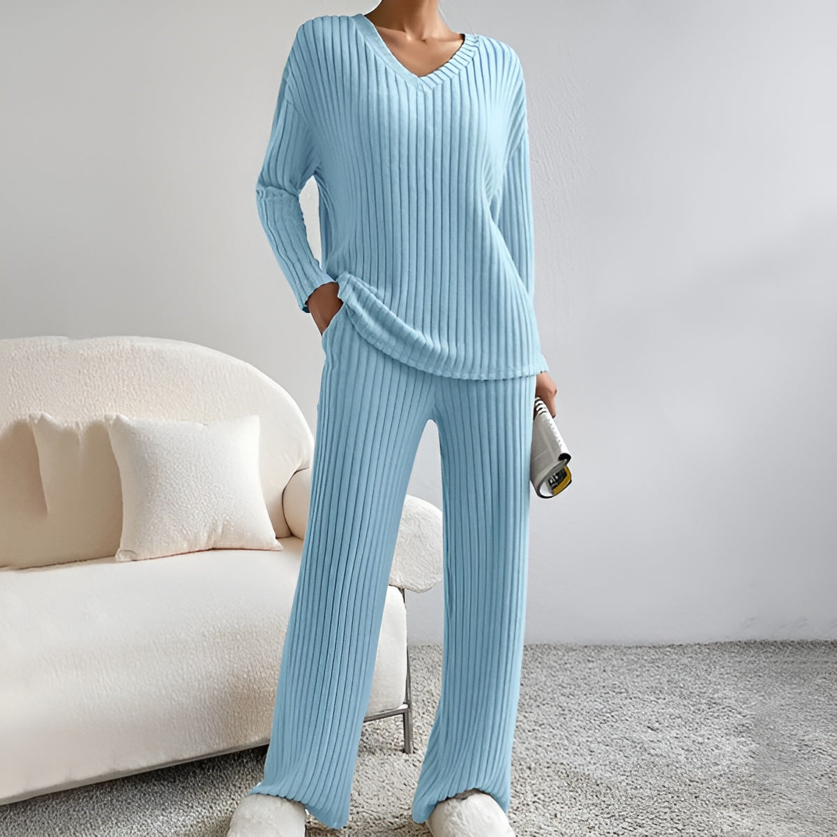 Marta – Set reiat cu decolteu V