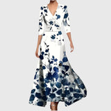 Ariana – Rochie maxi cu flori mari