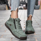 Mia – Ghete casual cu fermoar