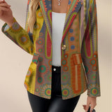 Cleopatra – Blazer cu imprimeu medalion