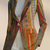 Cleopatra – Blazer cu imprimeu medalion