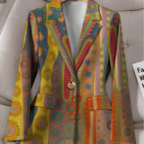 Cleopatra – Blazer cu imprimeu medalion