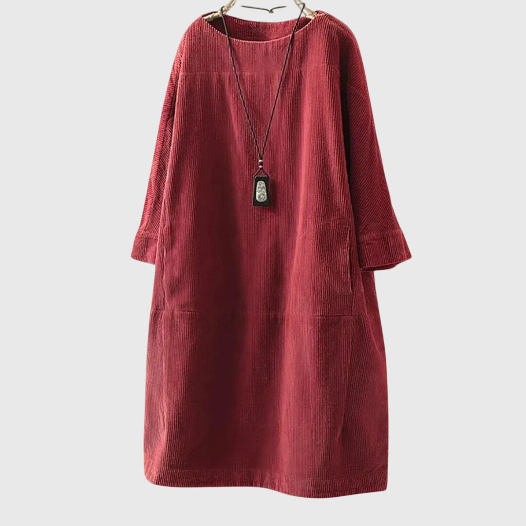 Clara – Rochie midi din raiat