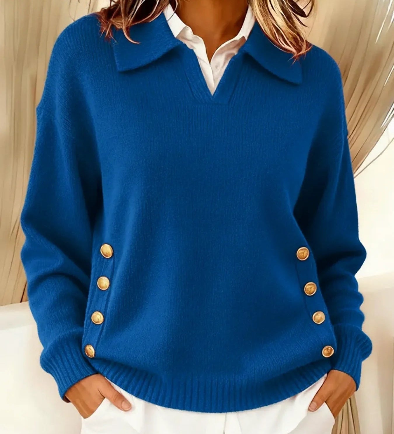 Lorelei – Pulover cu guler polo
