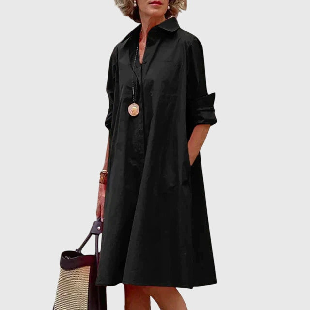 Valerica – Rochie cămașă cu buzunare