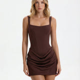 Safta – Rochie mini drapată tip corset