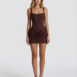 Safta – Rochie mini drapată tip corset