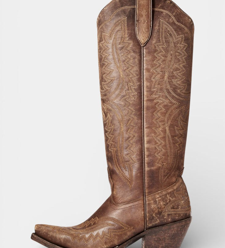 Geanina – Cizme western brodate