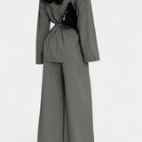 Carla – Set sacou și pantaloni largi