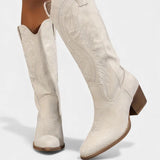 Aurora – Cizme western cu broderie