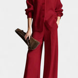 Fănica – Set cardigan și pantaloni comozi