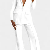 Iustina – Costum cu pantaloni largi