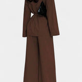 Carla – Set sacou și pantaloni largi