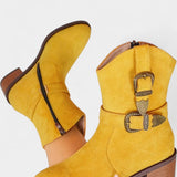 Diana – Botine western cu catarame