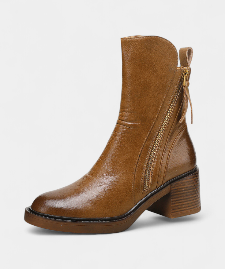 Rebeca – Botine cu fermoar lateral
