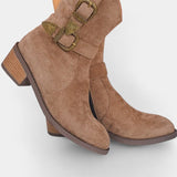 Diana – Botine western cu catarame