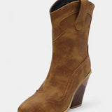 Raluca – Botine western cu vârf ascuțit
