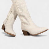 Aurora – Cizme western cu broderie