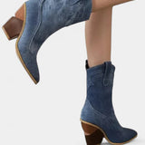 Raluca – Botine western cu vârf ascuțit