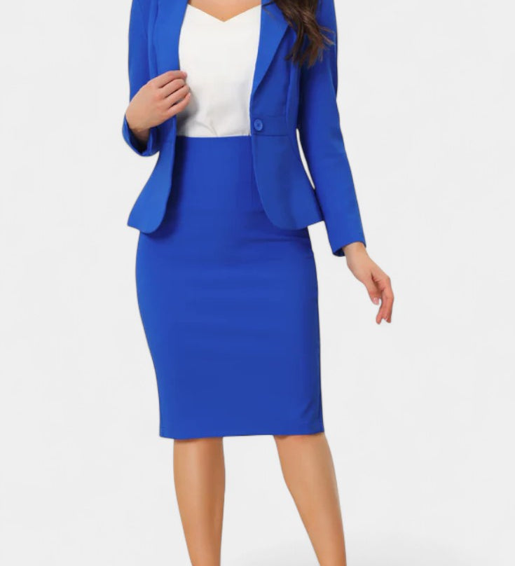 Ema – Costum cu sacou și fustă