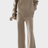 Stanca – Set tricotat cu pantaloni largi