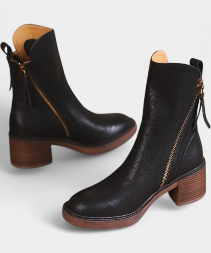 Rebeca – Botine cu fermoar lateral