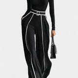 Jana – Set elegant cu pantaloni evazați