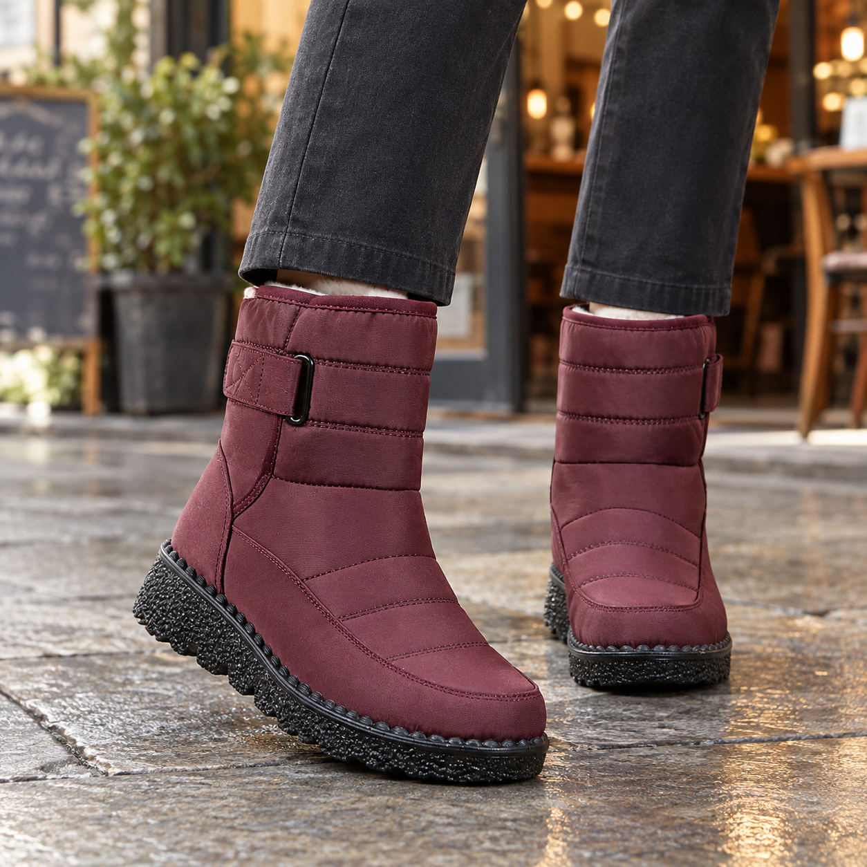 Letiția – Botine de zăpadă cu velcro