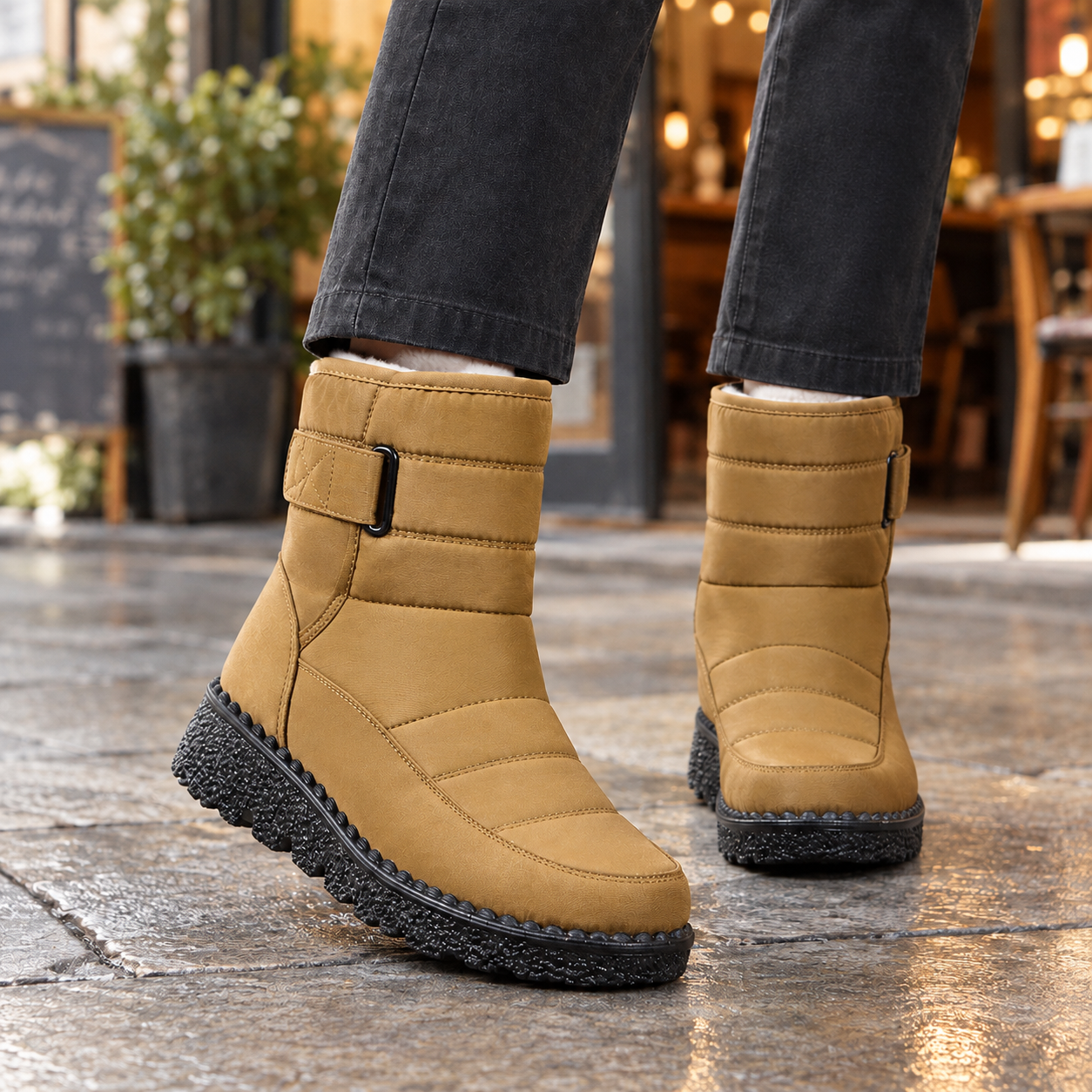Letiția – Botine de zăpadă cu velcro