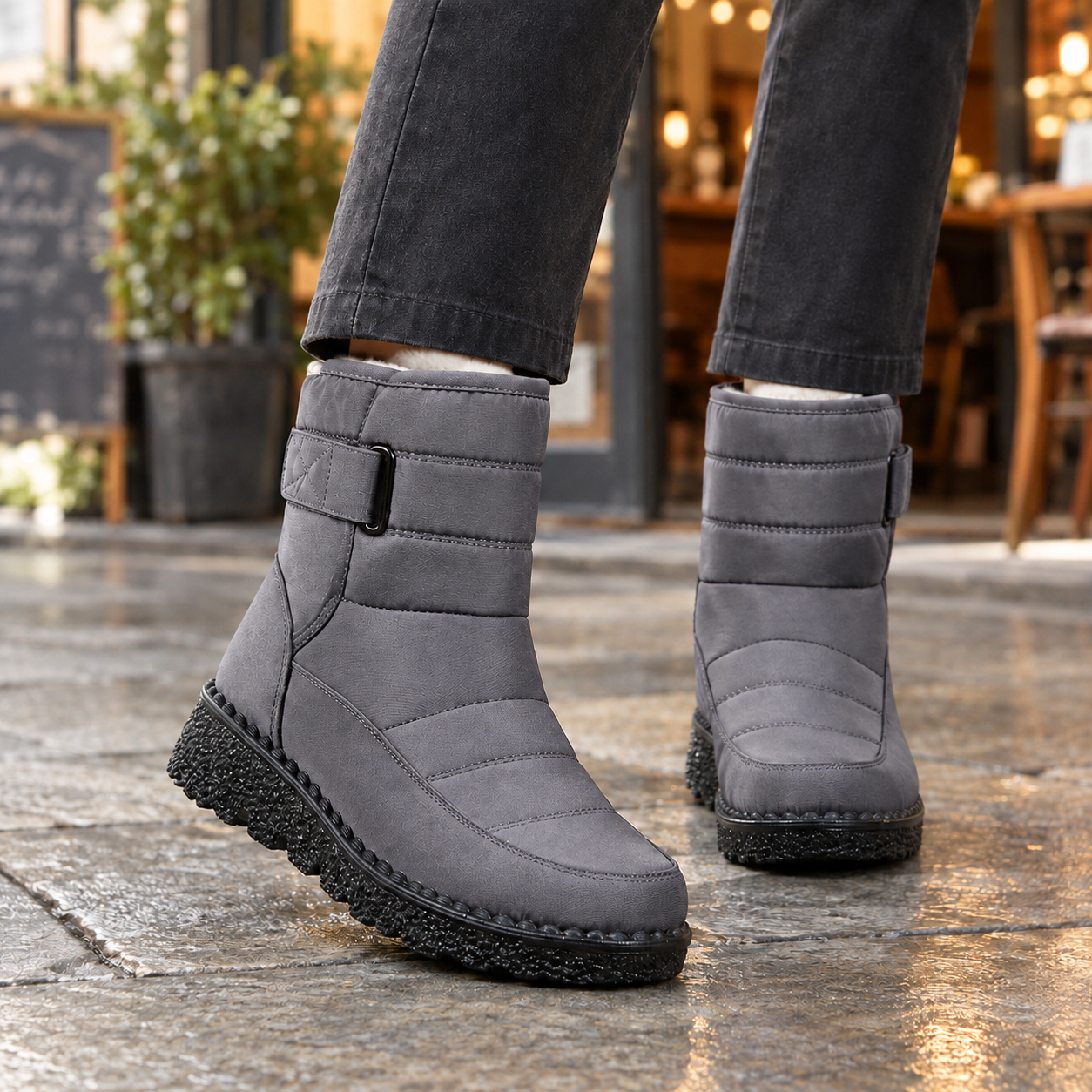 Letiția – Botine de zăpadă cu velcro