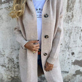 Clara – Cardigan lung cu nasturi
