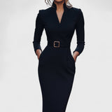 Dumitra – Rochie midi cu curea