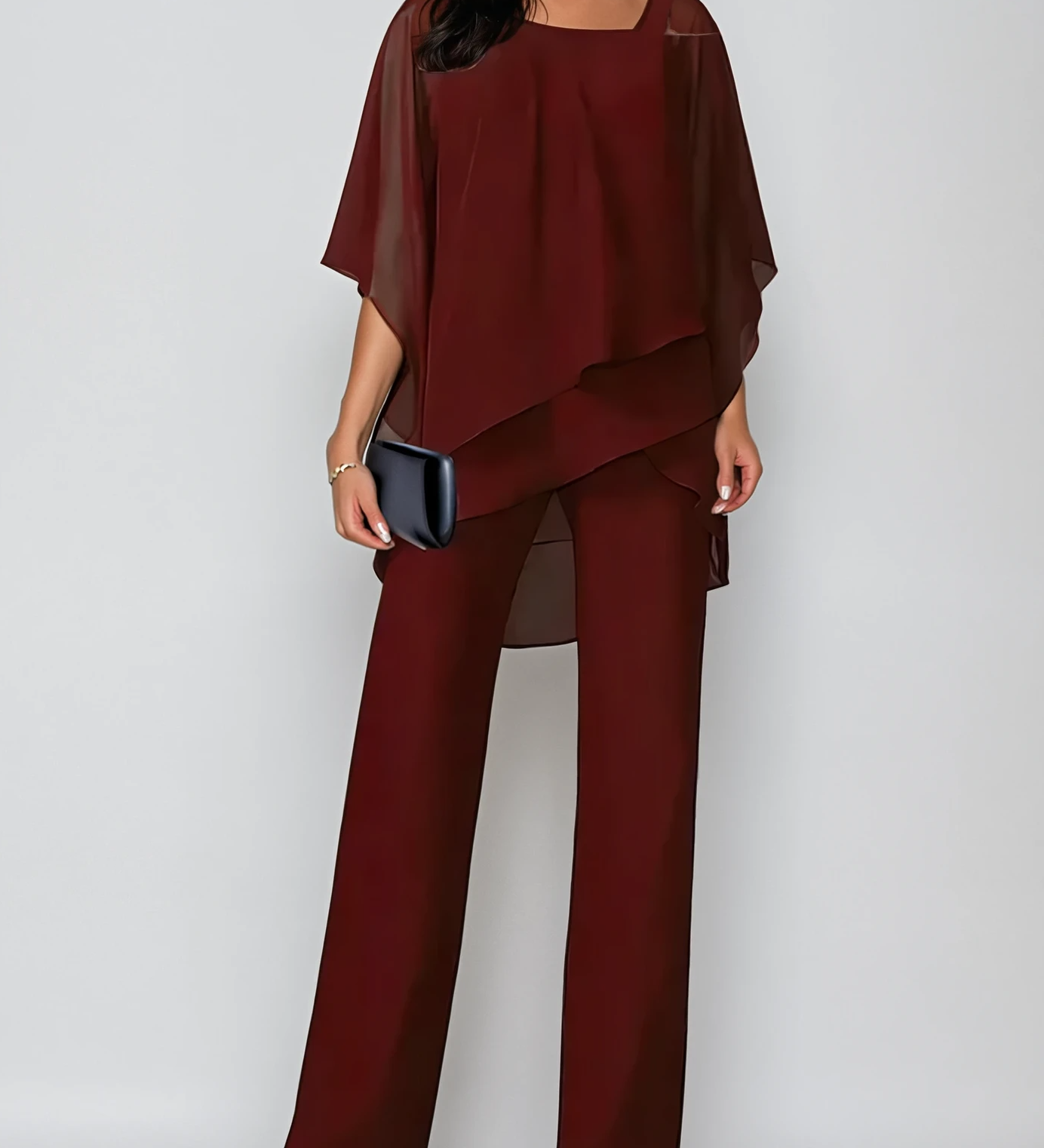 Diana – Set cu bluză stratificată