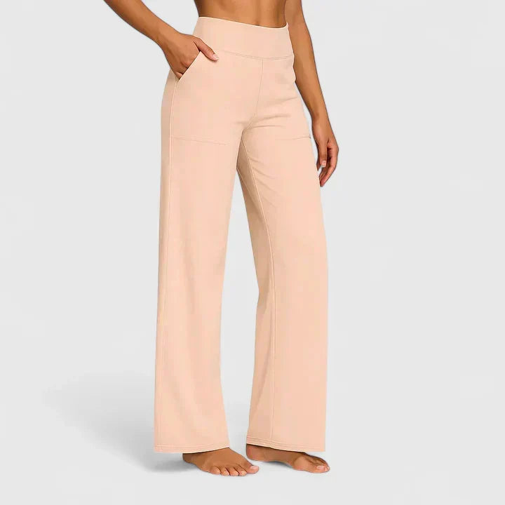 Florina – Pantaloni largi cu talie înaltă