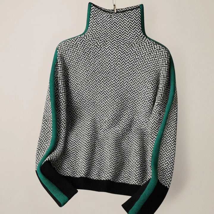 Marina – Pulover cu model chevron