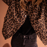 Lelia – Jachetă tip cămașă leopard