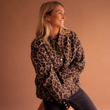 Lelia – Jachetă tip cămașă leopard