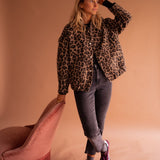 Lelia – Jachetă tip cămașă leopard