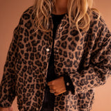 Lelia – Jachetă tip cămașă leopard