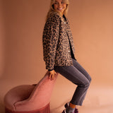 Lelia – Jachetă tip cămașă leopard