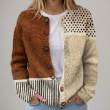 Flavia – Cardigan tricotat cu model vintage