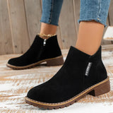 Liviana – Botine cu talpă crestată