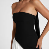 Nineta – Rochie lungă de seară cu șliț