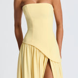Nineta – Rochie lungă de seară cu șliț