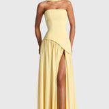 Nineta – Rochie lungă de seară cu șliț