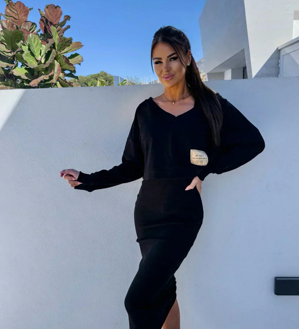 Anișoara – Set cu bluză și rochie